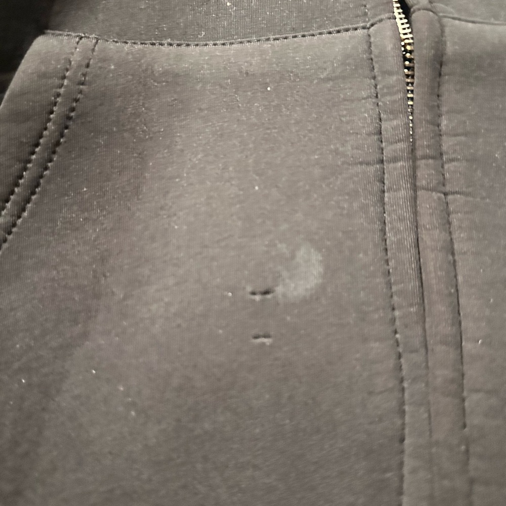 Bape x Travis Scott DSM 2015 Neoprene Black and Gold Zip Up Hoodie size XXL Used - Picture 7 of 16